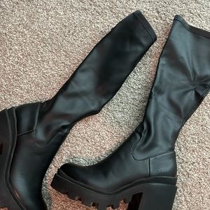 Steve Madden platform boots, worn once